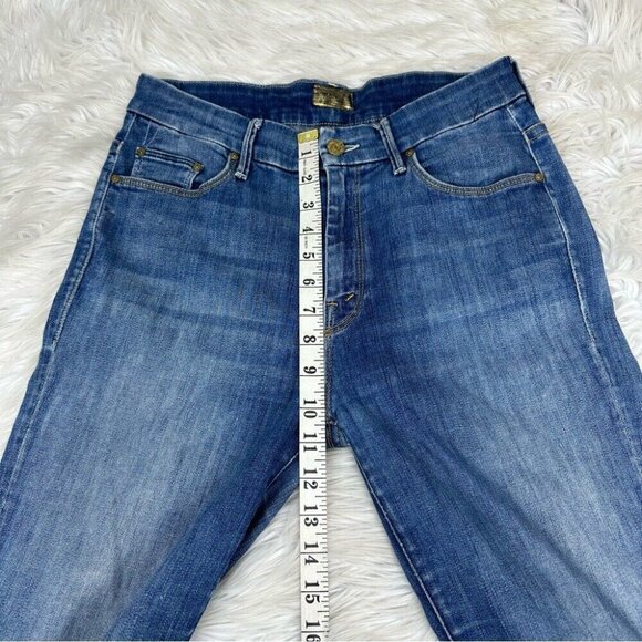 Mother‎ Women's High Waisted Looker Ankle Fray Not Rough Enough Jeans W28/L27 - Picture 9 of 11